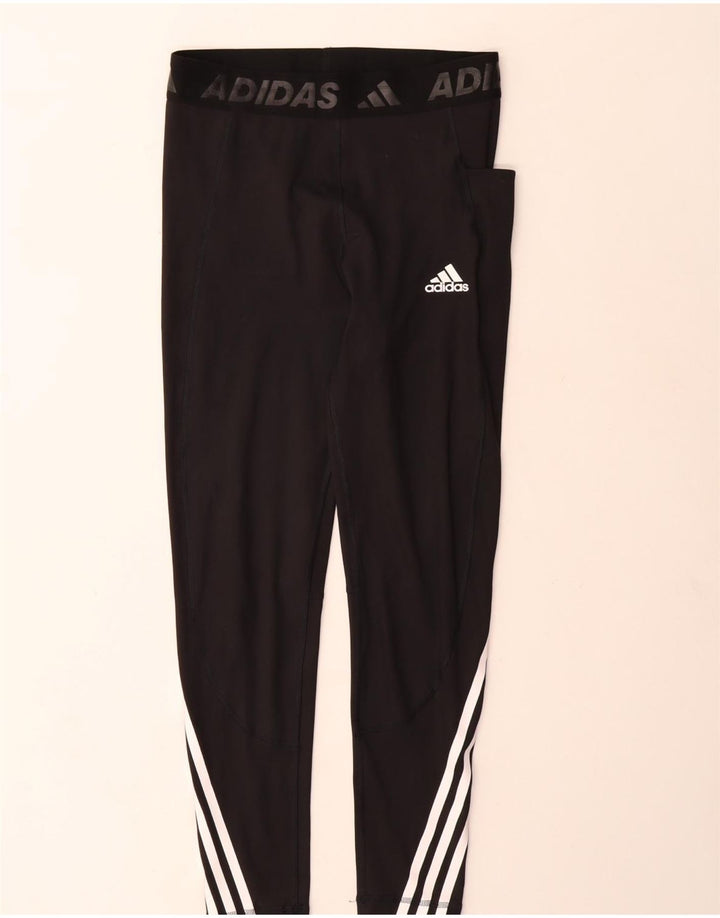 Adidas Leggings gráficos para mujer Reino Unido 12/14 Mediano Negro Poliéster