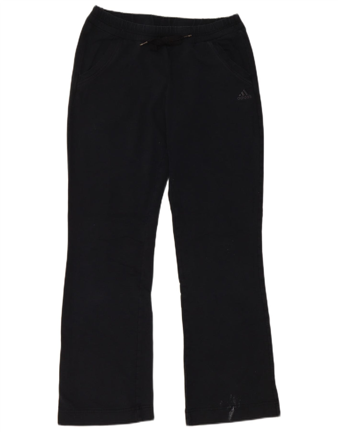 ADIDAS Pantalones de chándal para mujer UK 12 Mediano Negro Algodón