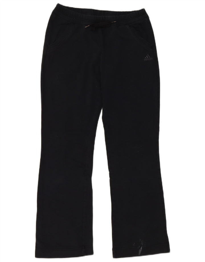 ADIDAS Pantalones de chándal para mujer UK 12 Mediano Negro Algodón
