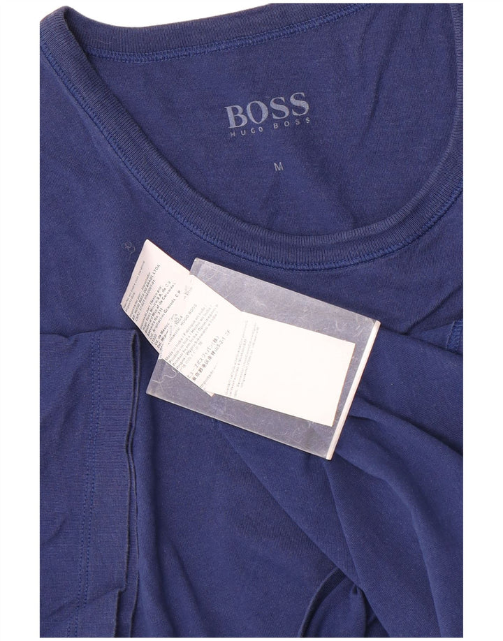 Camiseta HUGO BOSS Hombre Top Medium Azul Marino Algodón