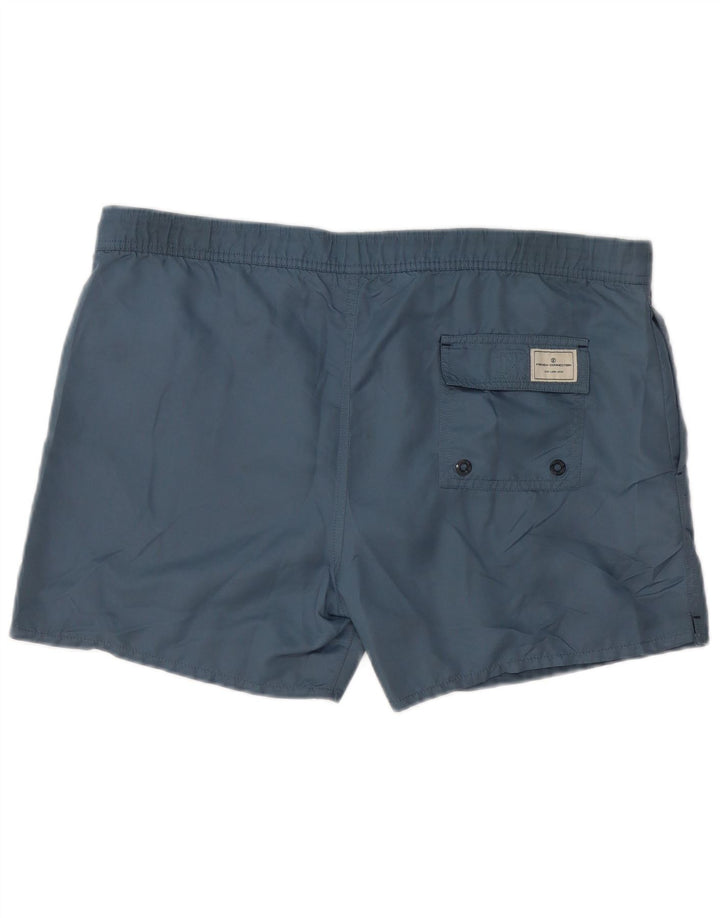 FRENCH CONNECTION Bañador para hombre, talla grande, poliéster gris