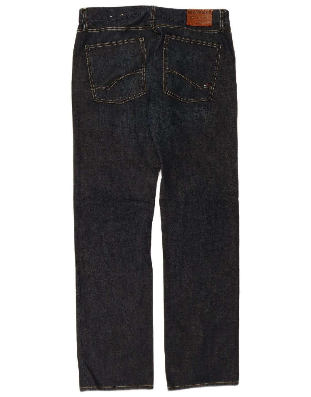 TOMMY HILFIGER Vaqueros rectos para hombre W32 L34 Algodón azul marino