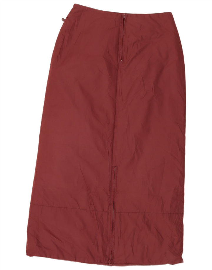 Invicta Falda larga acolchada para mujer UK 12 Medium W30 Poliéster burdeos