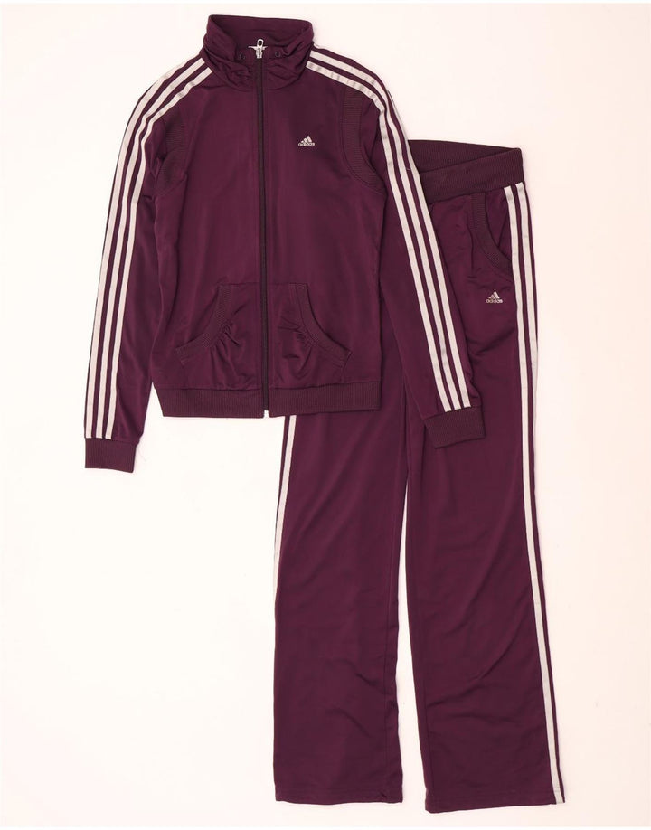Adidas Chándal completo para mujer UK 12 Poliéster morado medio
