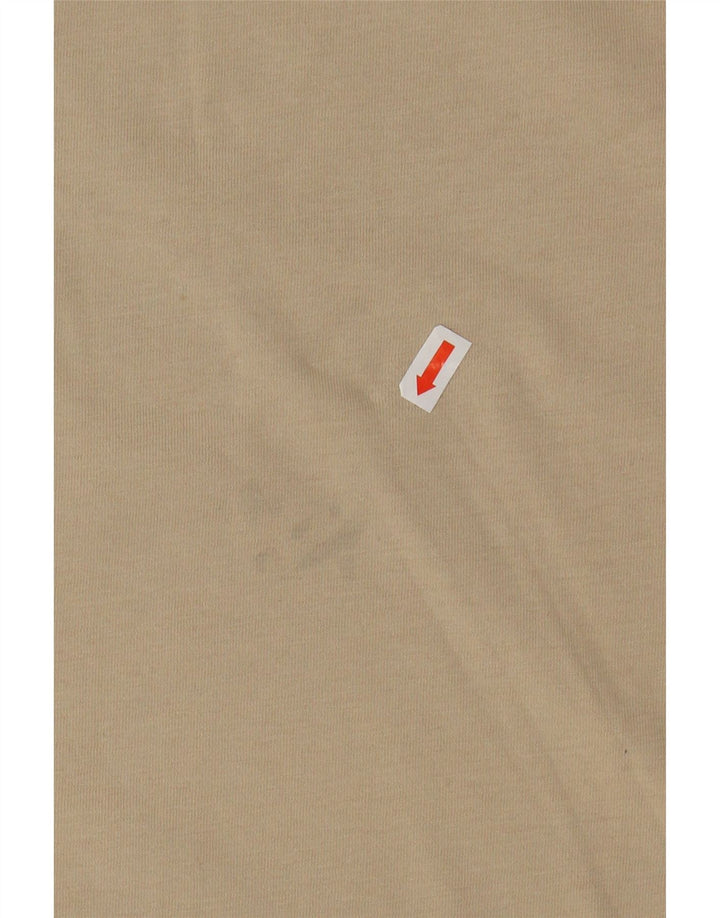 ASICS Camiseta Hombre Top XL Beige Algodón