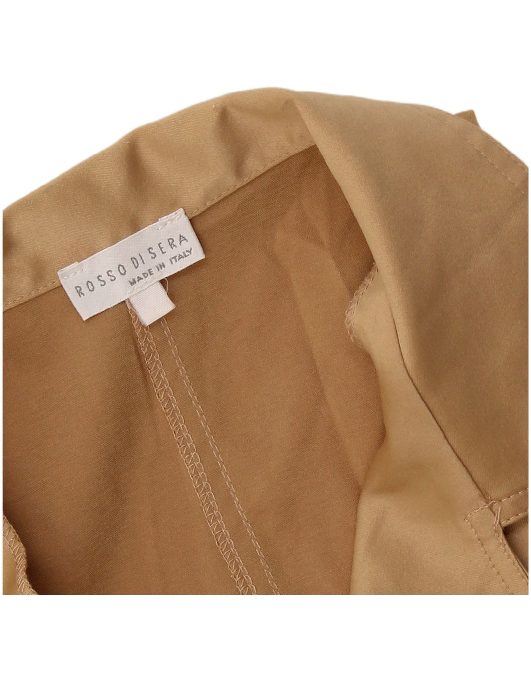 Rossodisera Vestido camisero sin mangas para mujer UK 42 Medium Beige