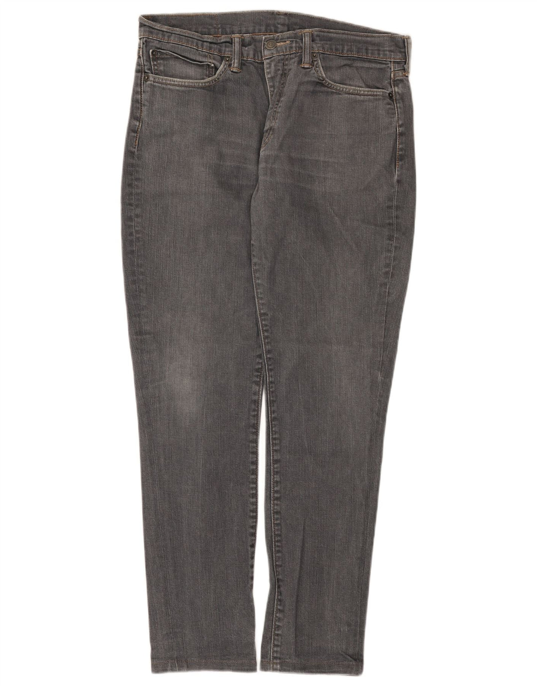 Levi's Hombre 511 Slim Jeans W34 L30 Algodón Gris