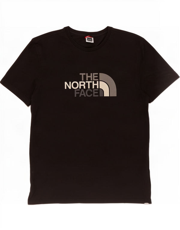 The North Face Camiseta gráfica para hombre Top grande de algodón negro