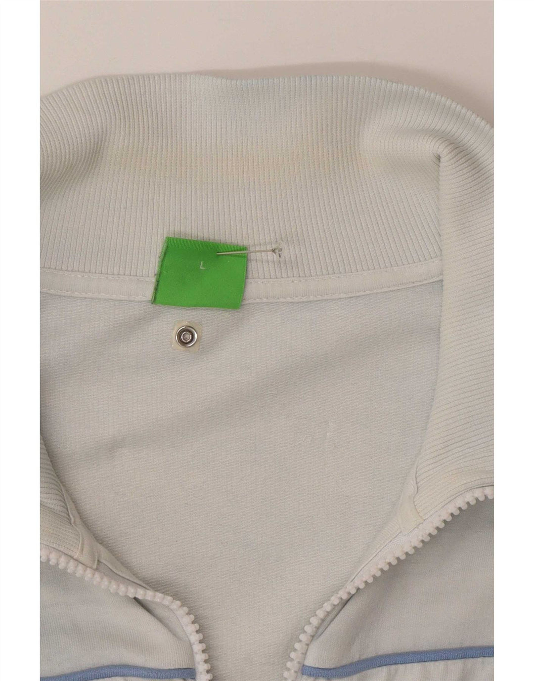 Hugo Boss Hombre Chaqueta superior de chándal con bloques de color blanco grande