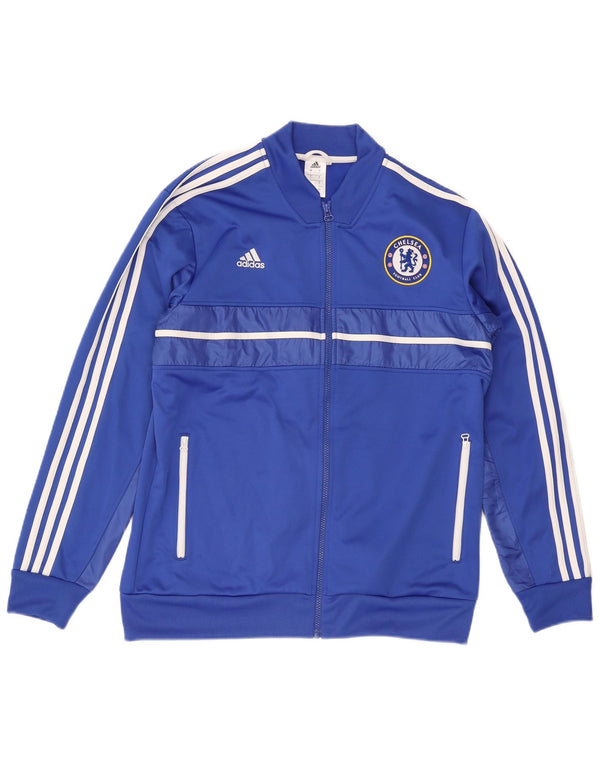 Adidas Mens Chelsea FC Graphic Chándal Top Chaqueta Grande Azul Poliéster