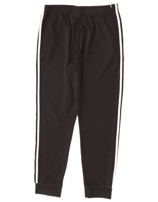 Adidas Hombre Pantalones De Chándal Joggers Grande Negro Poliéster