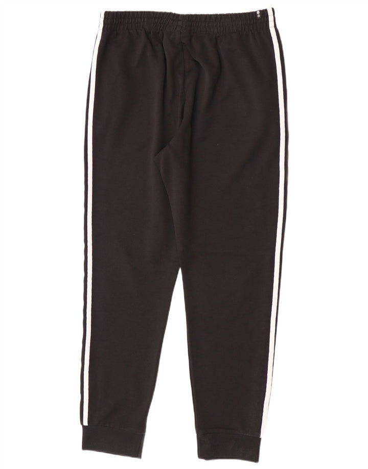 Adidas Hombre Pantalones De Chándal Joggers Grande Negro Poliéster