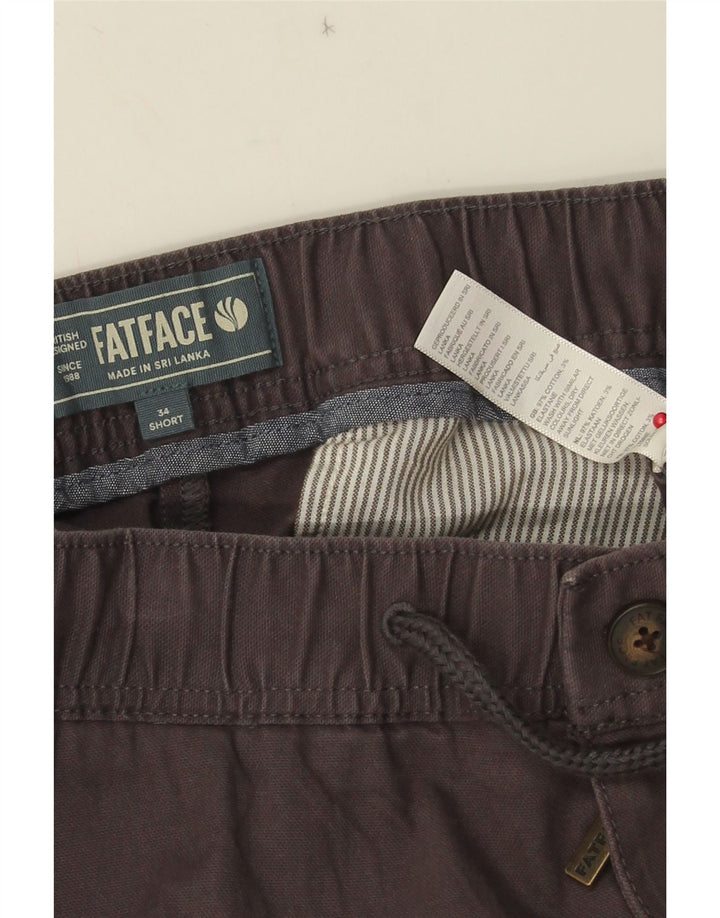 Pantalones tipo jogging tipo cargo para hombre de Fat Face W34 L29 Algodón gris