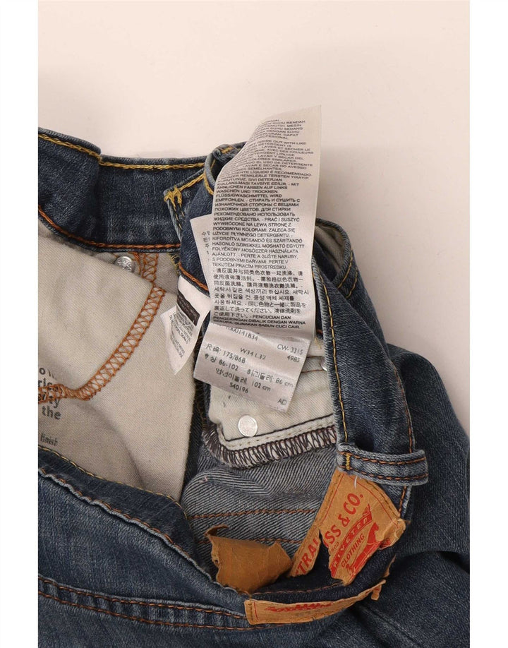 Levi's Vaqueros rectos 514 para hombre W34 L32 Algodón azul