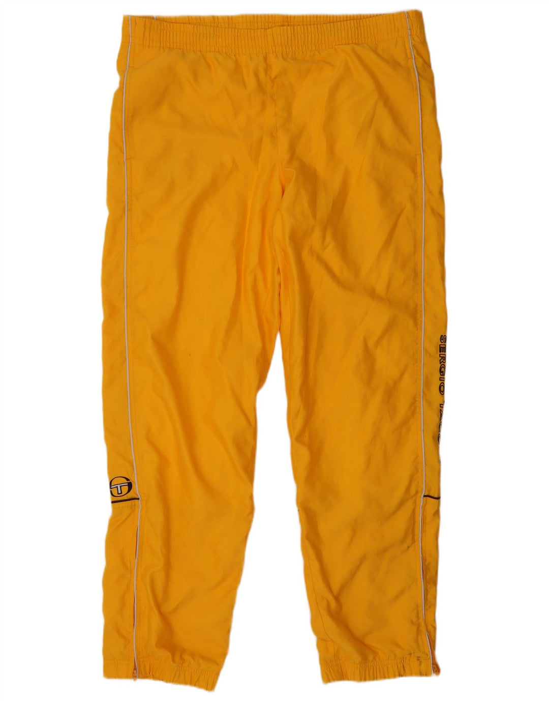 Sergio Tacchini Hombre Pantalones De Chándal Gráfico Joggers Large Amarillo