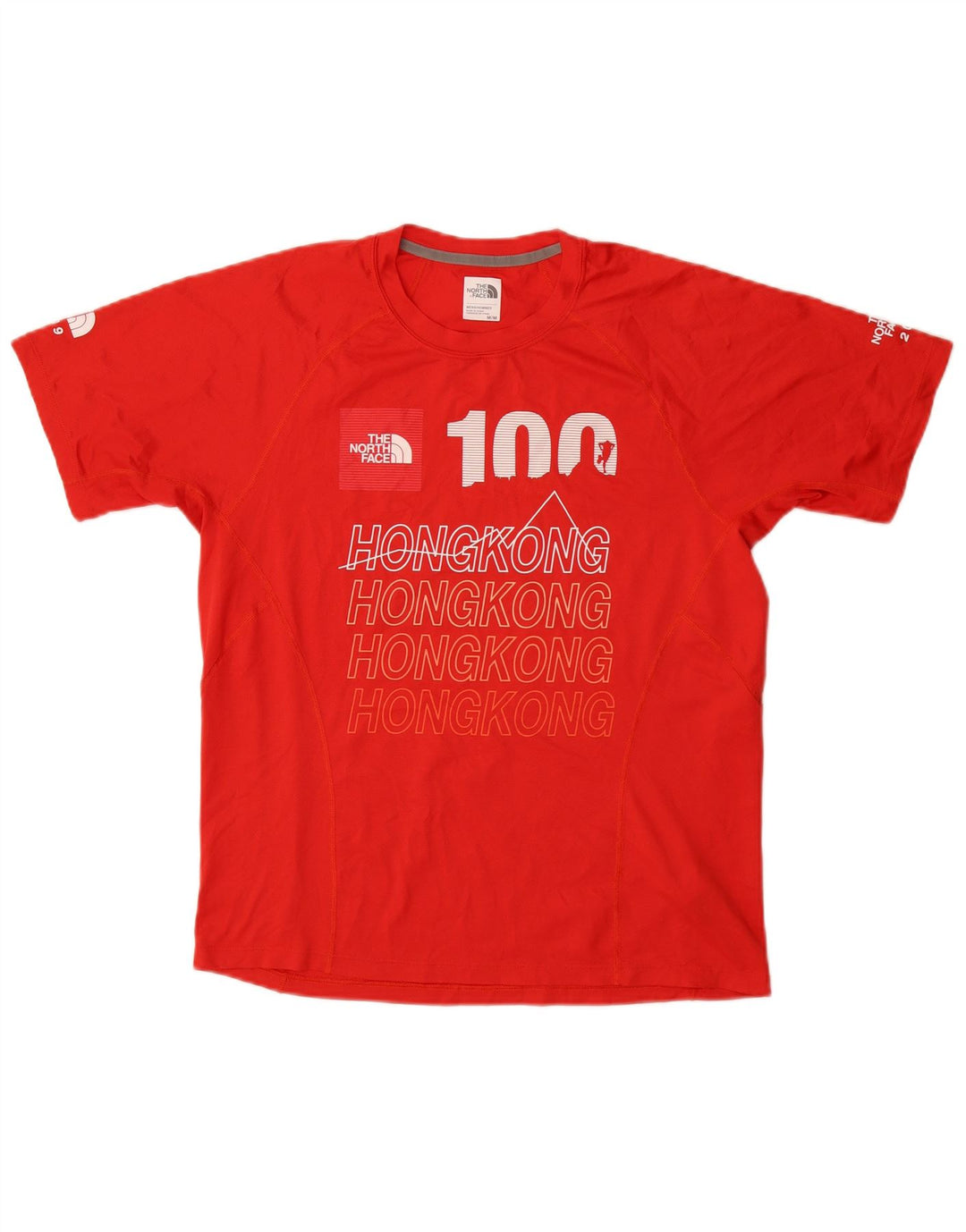 Camiseta The North Face Hong Kong Graphic Top Medium Rojo Poliéster para hombre