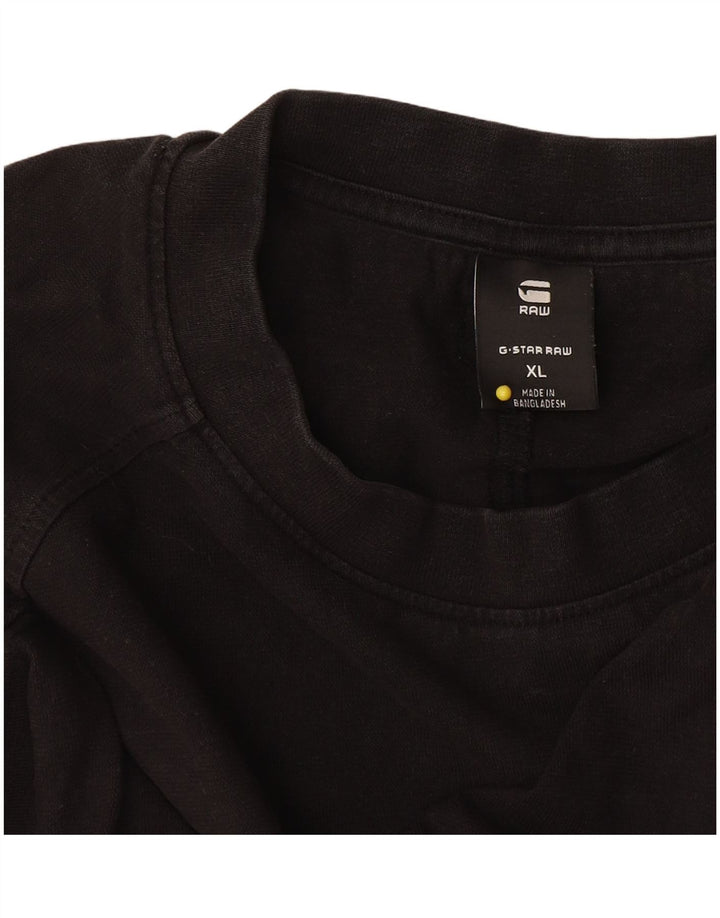 G-Star Hombre Camiseta Gráfica Top XL Negro