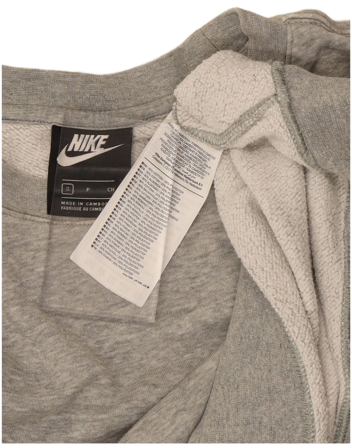 NIKE Hombre Sudadera Jumper Small Gris Algodón