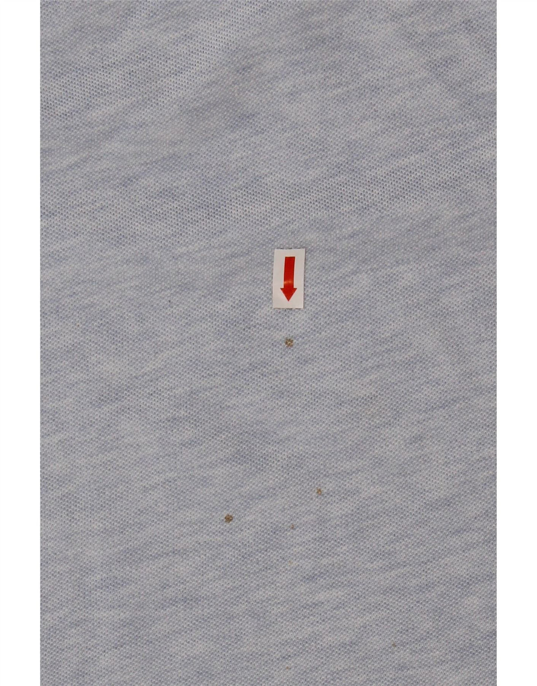 Lacoste Polo de ajuste clásico para hombre, talla 4, algodón moteado azul mediano