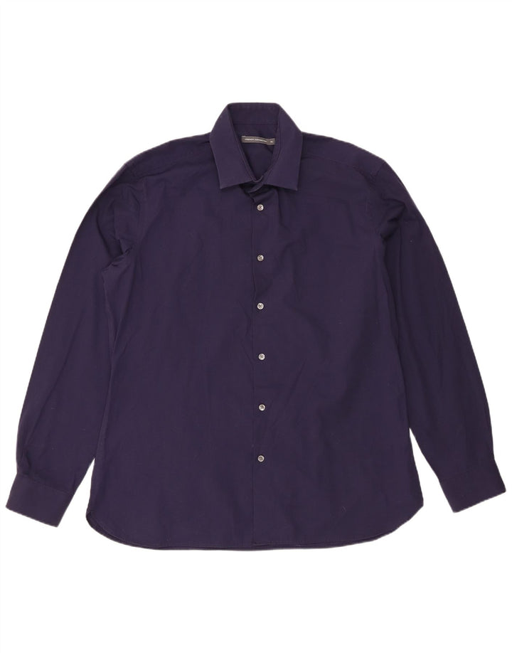Camisa para hombre French Connection XL Algodón azul marino