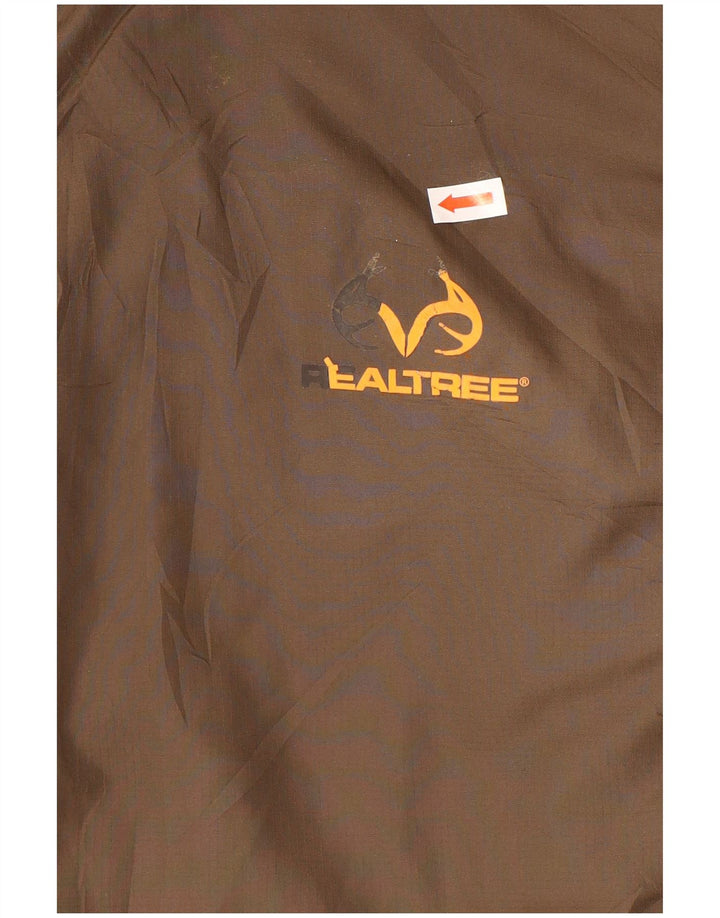 REALTREE Chaleco reversible para hombre IT 54/56 3XL Poliéster de camuflaje marrón