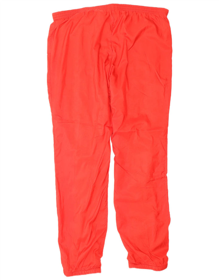 VINTAGE Pantalones de chándal para hombre Joggers XL Rojo