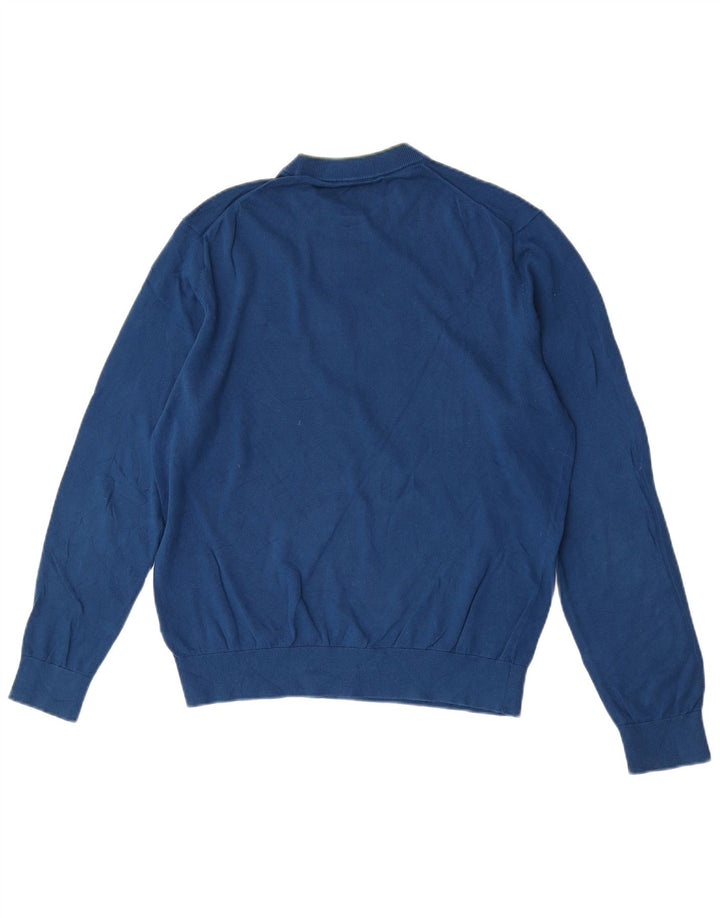Paul Smith Jersey de cuello redondo para hombre de algodón azul medio