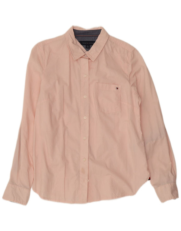 Camisa Tommy Hilfiger para mujer UK 10 Small Pink Cotton