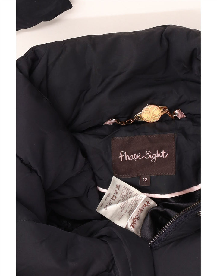 Abrigo acolchado para mujer Phase Eight UK 40 Poliéster azul marino mediano