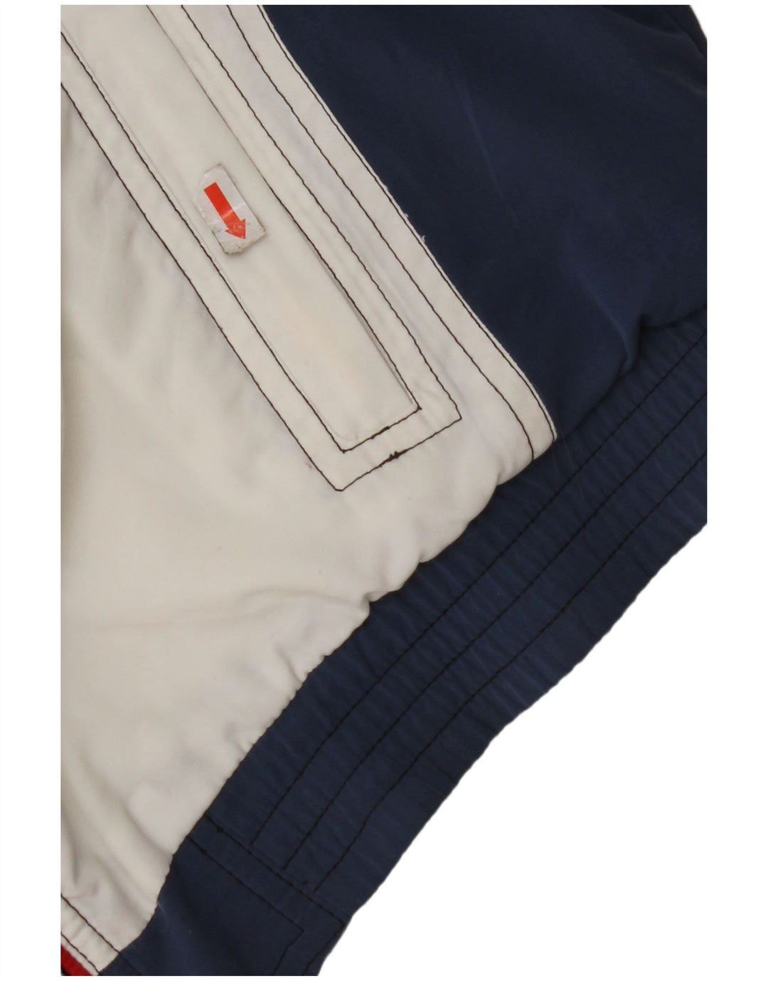 LOTTO Chaqueta de chándal para hombre ES 36/38 Small Blanco Colorblock Poliéster