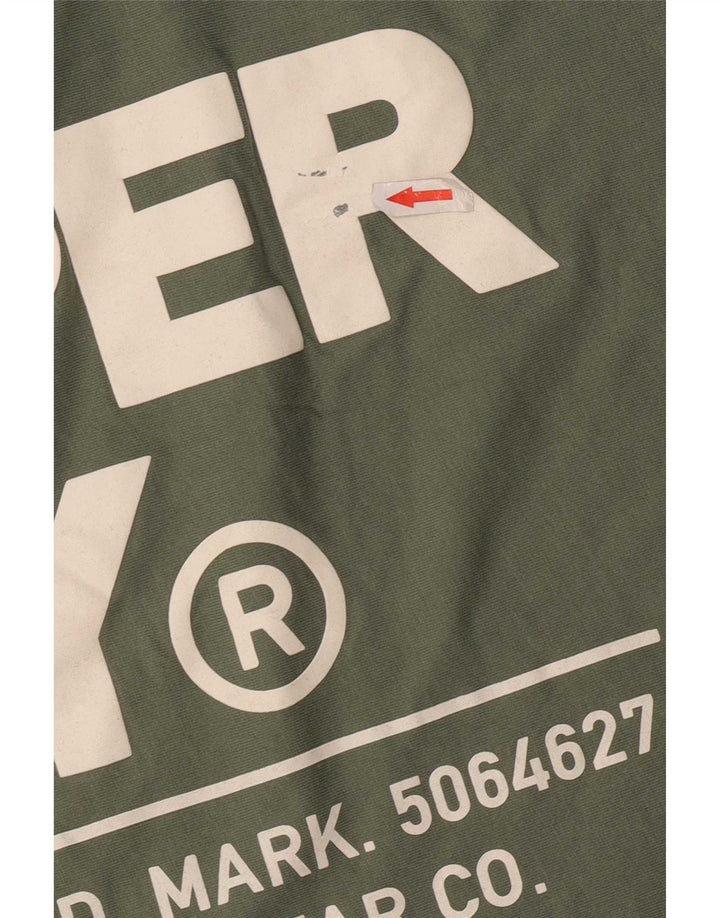 Superdry Camiseta Gráfica De Algodón Verde Grande Para Hombre