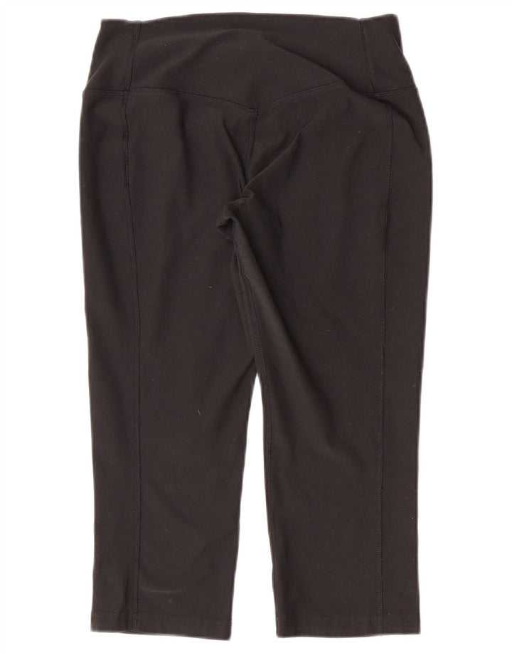 Nike Dri Fit Capri Pantalones de chándal para Mujer UK 8 Small Poliéster Negro