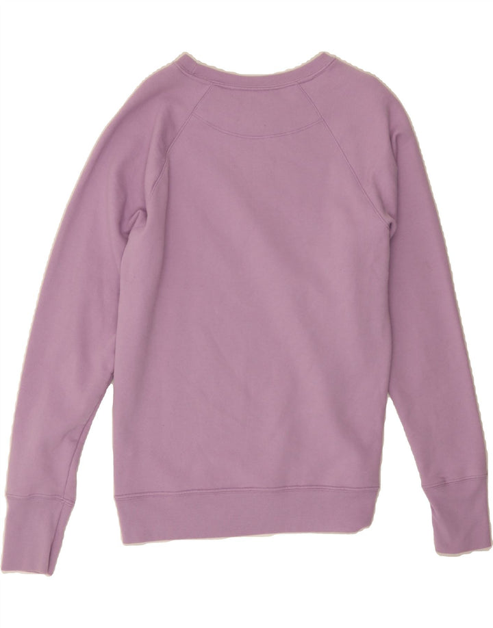 CHAMPION Womens Sweatshirt Jumper UK 14 Medium Purple Polyester Vintage Champion and Second-Hand Champion from Messina Hembry 
