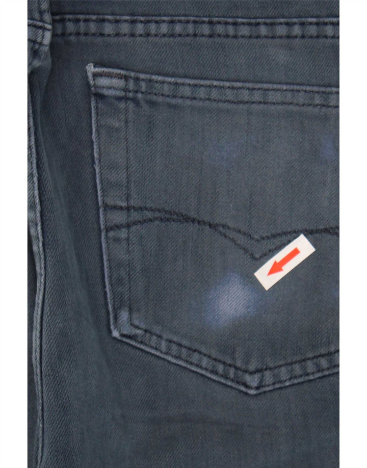 Marks & Spencer Vaqueros rectos azules Harbor para hombre W34 L31 Algodón azul marino