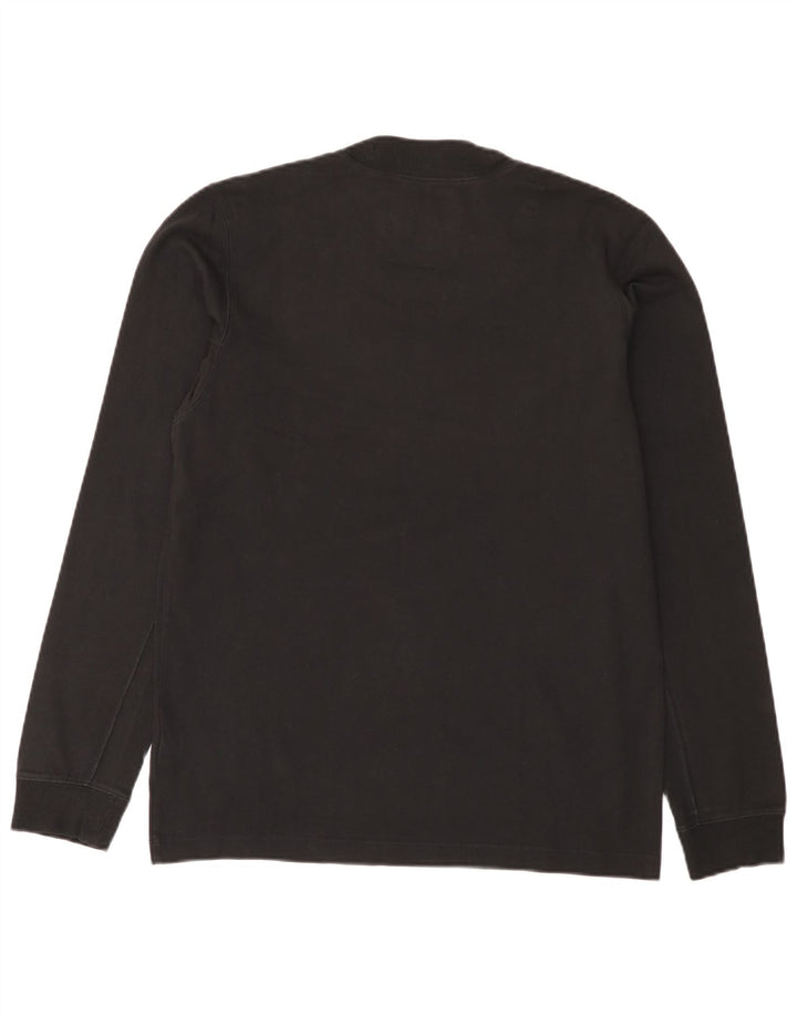 ADIDAS Hombre Graphic Top Manga Larga Pequeño Algodón Negro