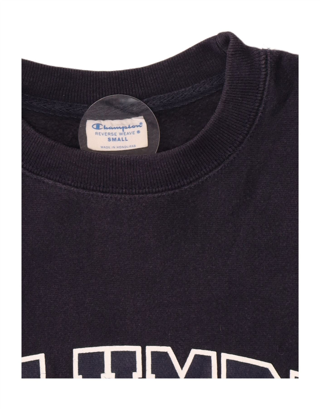 Champion Sudadera Con Gráfico De Tejido Inverso Para Hombre Jersey Pequeño Azul Marino