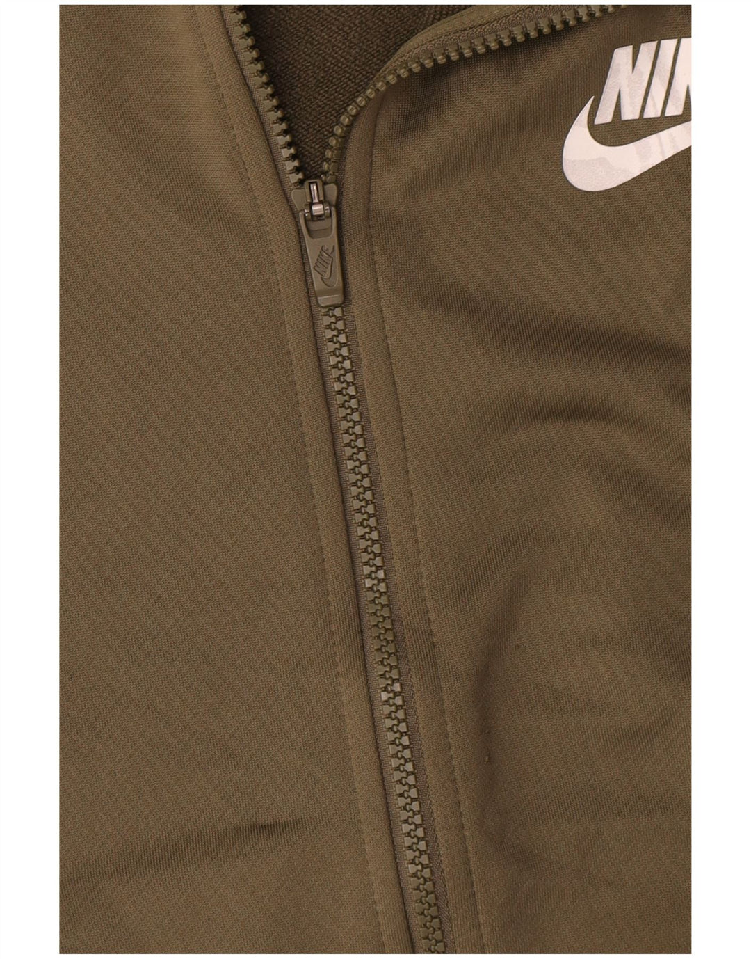 Nike Chaqueta de chándal para niños 13-14 años XL Caqui Colorblock Poliéster