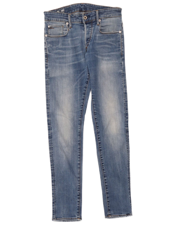 Vaqueros pitillo para hombre G-Star W29 L30 Poliéster azul