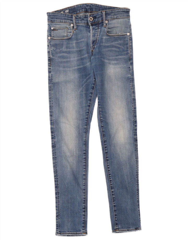 Vaqueros pitillo para hombre G-Star W29 L30 Poliéster azul