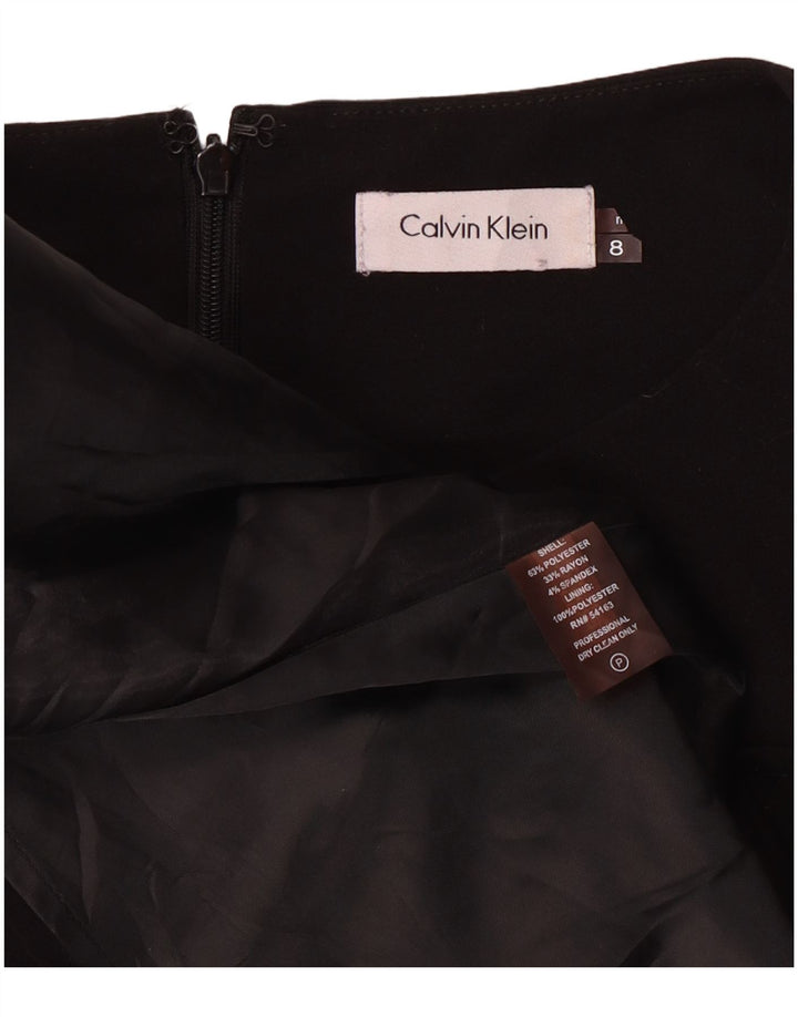 Calvin Klein vestido sin mangas para mujer US 8 mediano negro
