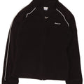 REEBOK Chaqueta polar para mujer UK 10 Small Poliéster negro