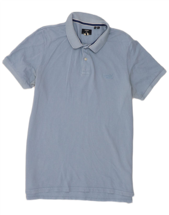 Superdry Polo Para Hombre 2XL Algodón Azul