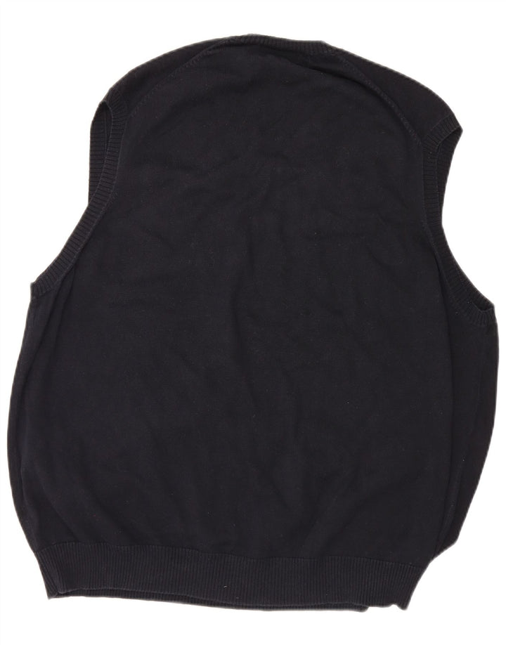 Marks & Spencer - Camiseta sin mangas para hombre, color azul marino, 2XL, algodón azul marino