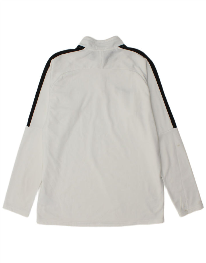 Nike Dri Fit - Chándal con cremallera y cuello para hombre, talla grande, color blanco