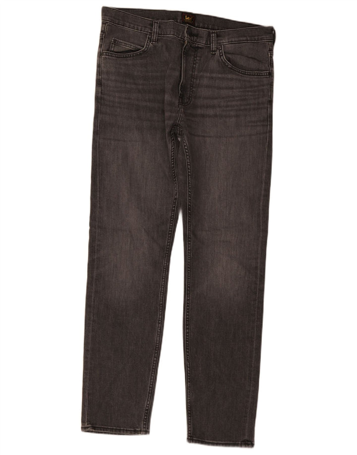 Vaqueros Lee Rider Slim para hombre W33 L32 Algodón gris
