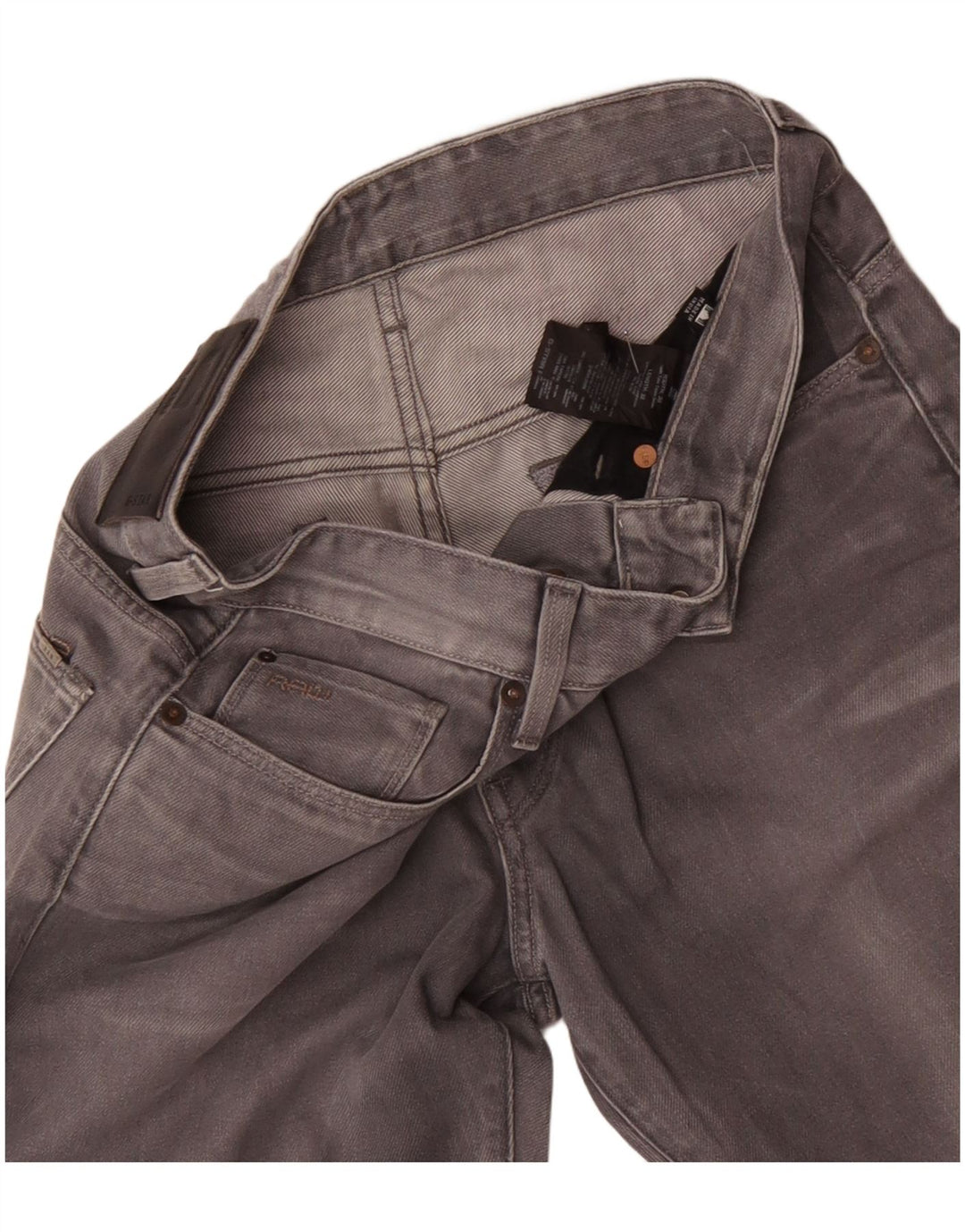 Vaqueros G-Star Hombre 3301 Slim W30 L32 Poliéster Gris
