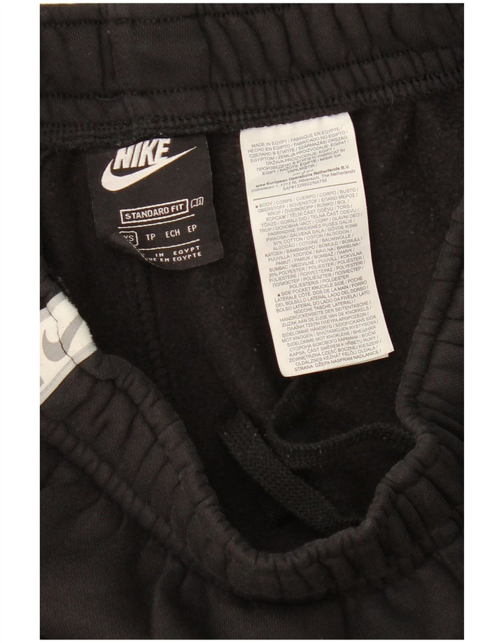 NIKE Hombre Graphic Standard Fit Chándal Pantalones Joggers XS Algodón Negro