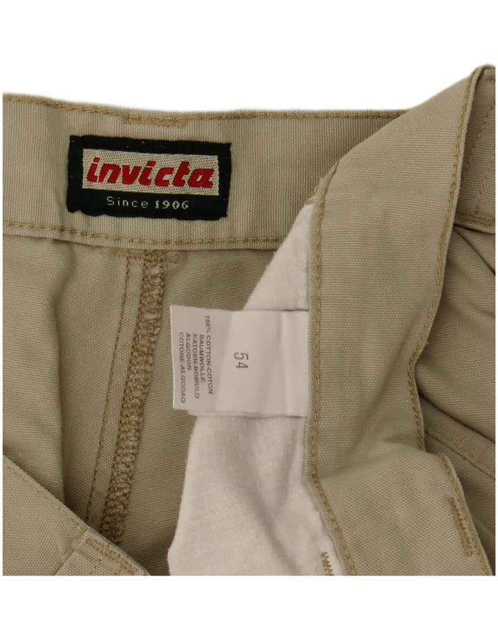 Invicta Pantalones cortos cargo para hombre IT 54 2XL W36 Algodón beige