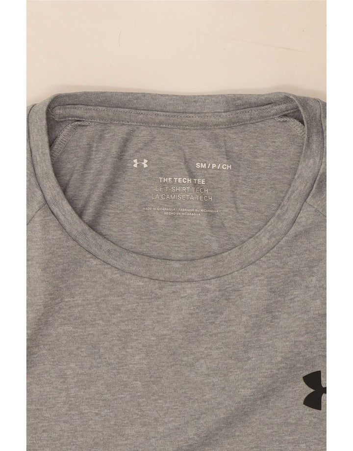 Camiseta Under Armour Hombre Top Small Gris Moteado