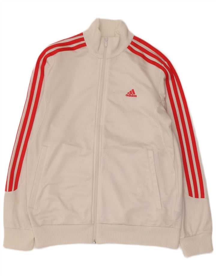 ADIDAS Chaqueta Chándal Niño 13-14 Años Blanco Poliéster